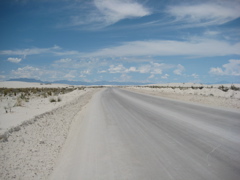 White Sands9 white road